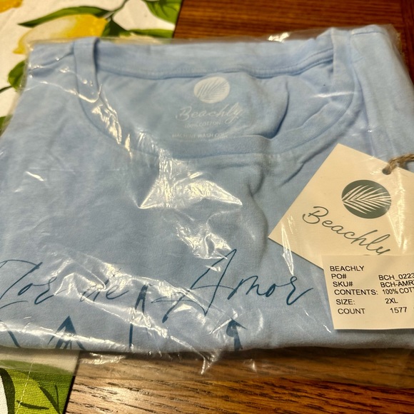 NWT Flor De Amor Floral Beachly Tank Top - XXL - Picture 3 of 3